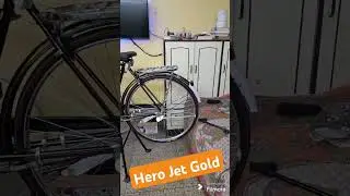 A Desi is  Desi || Hero Jet Gold || Roadster Cycle. #cycling #cycle #herocycles