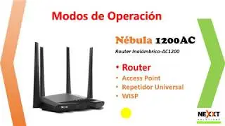 Nexxt Solutions | Nebula 1200AC - Configuración como router