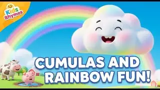 ☁️ The Rainbow Cloud Song! 🌈 Learn Colors & Weather with Cumulus the Cloud | Kids Rhyme