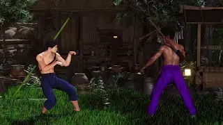 Shaolin vs Wutang 2 &ndash; Monkey Style (Bamboo Staff) VS American Karate (Bo Staff)