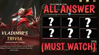 VLADIMIR'S TRIVIA ALL ANSWER | WILD RIFT VLADIMIR TRIVIA ALL ANSWER