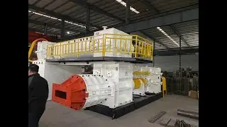 EV75 model vacuum extruder for customer's auto red clay block making factory