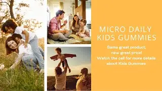Micro Daily Kids Gummies Promotional Launch