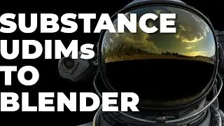 [TUT] Substance Painter UDIM Workflow back to Blender