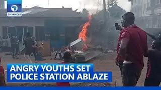 Angry Youths Set Police Station Ablaze In Ebonyi State