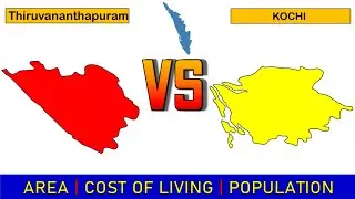 Trivandrum Vs Kochi Population, Area, Petrol Price