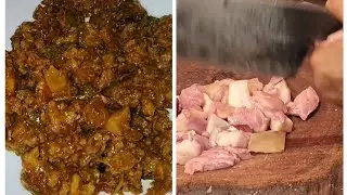 Suar ke meet ka keema kaise bnata hai|| pork meet ka keema banane ka tarika|| pig meet