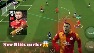 🔥 New Blitz Curler Skill in eFootball 2026 | 101 Burak Yilmaz Crazy Finishing 😱⚽#efootball #pes 