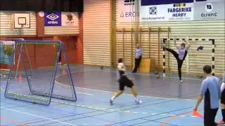 Ball rebounder TRAININGSPARTNER for handball from fotballpartner.no