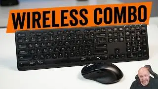 Multi Device Wireless Keyboard and Mouse Combo