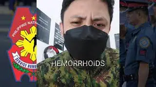 PNP recruitment process, what are the grounds for disqualification regarding Hemorrhoids.