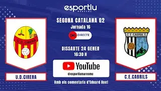 UD Cirera - CE Cabrils (0-1)