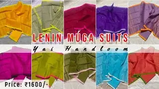 Lenin Muga Suits(Size:XL) | Price: ₹1600/- | Yai Handloom #LeitengManipuri