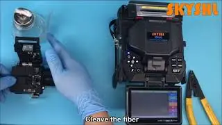 SS414F fiber splicing operation video-EN