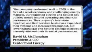Earnings Report: CenterPoint (NYSE:CNP) Energy Drained on Earnings Miss, Weak 2010 Guidance