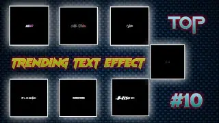 Top 10 Text Animation Presets|Trending Text Effect Alightmotion Xml|Text Effect Preset Ashish Editz