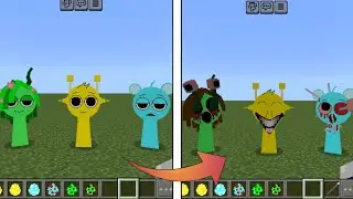 All Phases Sprunki MOD In Minecraft PE