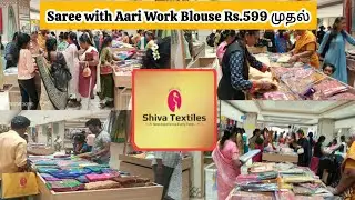 Silk Saree with Aari work blouse collection Rs. 599 & Rs.699/ Instagram Trending sarees avalible