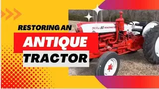 HOW TO RESTORE AN ANTIQUE TRACTOR / BUDGET TRACTOR RESTORATION #shorts #diy #tractor