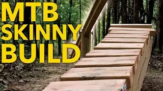 Building a BIKE OBSTACLE COURSE on my Backyard Trail!