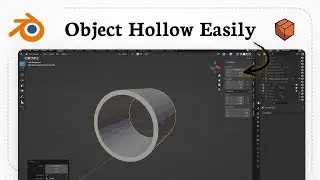 Как сделать объект полым в Blender (Instant Carve)