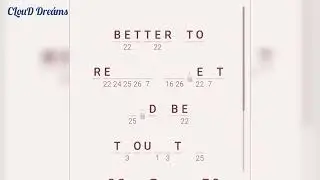 Cryptogram Letters and Numbers | @CLouD Dre&aacute;ms |