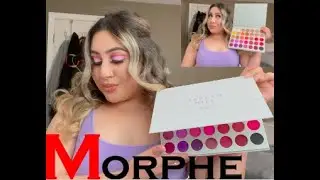 PURPLE CUT CREASE USING JACLYN HILL X MORPHE VOLUME 2 PALETTE