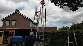 Ramfilter slaan met palenrammer