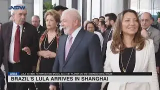 Brazil's Lula arrives in Shanghai for first official visit to China
