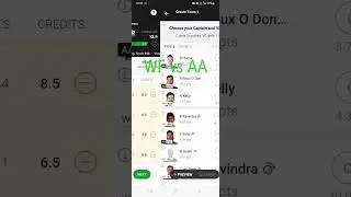 WF vs AA Super Smash T20 dream11 Team Preview #dream11 #shorts