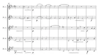 Brass Quintet - Monteverdi Madrigals Book 2 - 10  Quell ombra esser