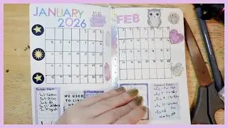 February Bullet Journal Setup | Monthly Calendar & Planning