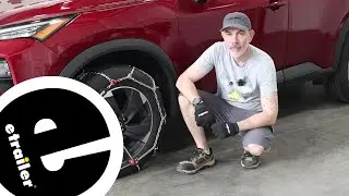 etrailer | Test Fitting the Konig Square Link Self Tensioning Tire Chains on a 2025 Nissan Rogue