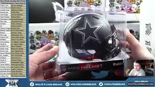 2021 Gold Rush Auto Mini Football Helmet Series 2 Specialty Ed. 6 Box Case Random Teams Break #4
