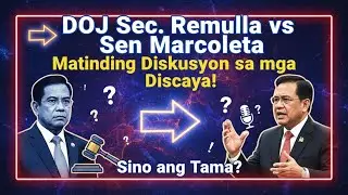 ⚖️ Mainit na Sagutan! Remulla at Marcoleta Nagbanggaan sa Isyu ng Discaya!