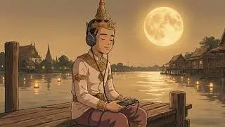 Under the Thai Moon &mdash; Lao Duen Deung | Thai Lofi Hip Hop (Relax/Study)