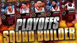 PLAYOFFS SQUAD BUILDER! ISAIAH THOMAS CHEESING 3 POINTERS! - NBA Live Mobile