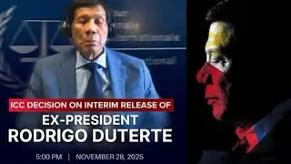 LIVE! PRRD Interim Release Decision ICC Appeals Chamber | 28 Nov 2025