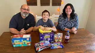 Halloween Themed Food Taste Test with Nana and Papa