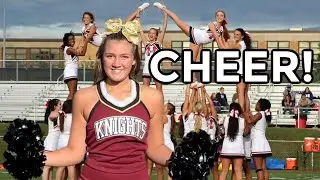 Get Ready With Me - Cheerleading our First Game of the Year!!
