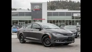 Szary używany Chrysler 200 S Walkaround z 2015 roku - Kelowna Toyota