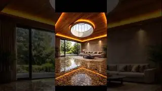 Luxury Lounge-glass Stone Floor😱🤯😍#interior #stonefloor#lounge#loungeinstyle#foryou #ai #homedecor