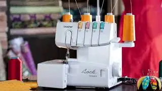 Brother 1034D Serger, Heavy-Duty Metal Frame Overlock Machine, 1,300 Stitches Per Minute,