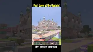 First Reaction to Update #Minecraft