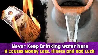 Keeping Drinking water here causes Bad luck, Money loss, Illness | Vastu tips for Water for Success
