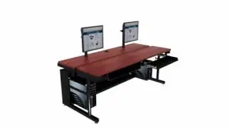 Features of the Split Level Adjustable Computer Table - Versa Tables