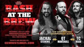 QT Marshall vs. TC Read vs. Jackal, SEC Title, Bash at the Brew 18, Hialeah, FL 7.2.22 (Full Match)