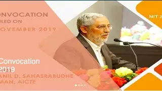 9TH CONVOCATION 2019 NIT JAMSHEDPUR PART1