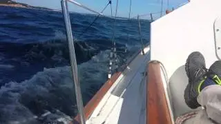 Schooner on the beat