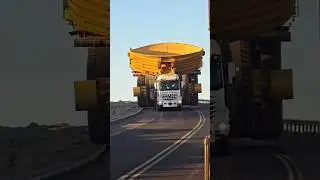 See a very large mining truck #komatsu